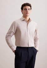 Regular Chemise d'affaires Uni in Marron |  Seidensticker Onlineshop