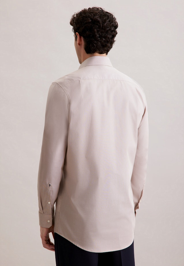 Regular Chemise d'affaires Uni in Marron |  Seidensticker Onlineshop