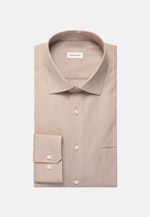 Regular Chemise d'affaires Uni in Marron |  Seidensticker Onlineshop