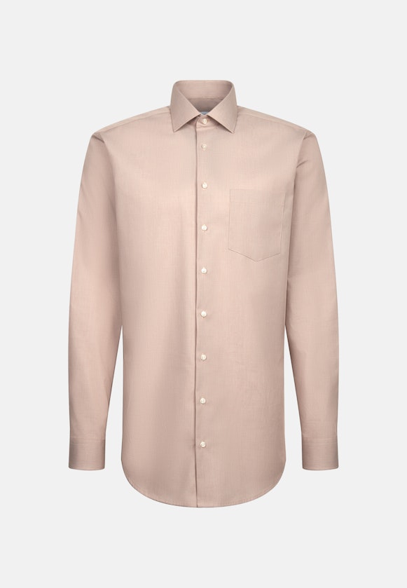Regular Chemise d'affaires Uni in Marron |  Seidensticker Onlineshop