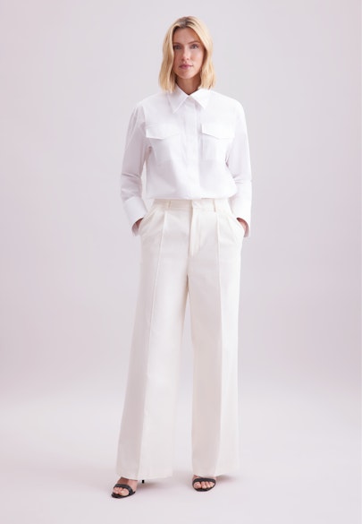 Regular Hose Uni in Ecru |  Seidensticker Onlineshop