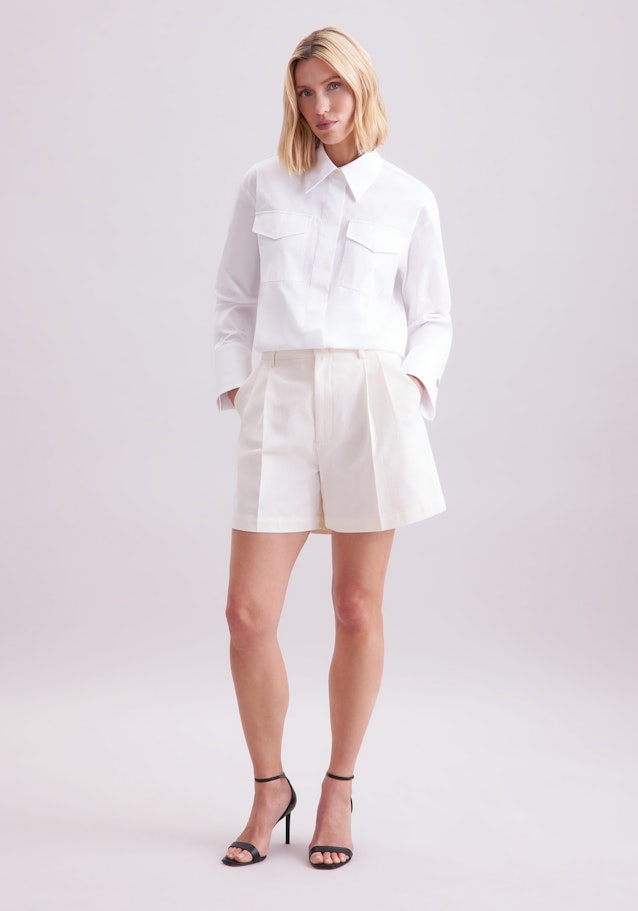 Regular Pantalons Uni in Ecru | Seidensticker Onlineshop