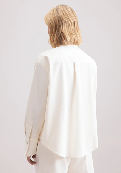 Chemisier chemise Uni in Ecru | Seidensticker Onlineshop