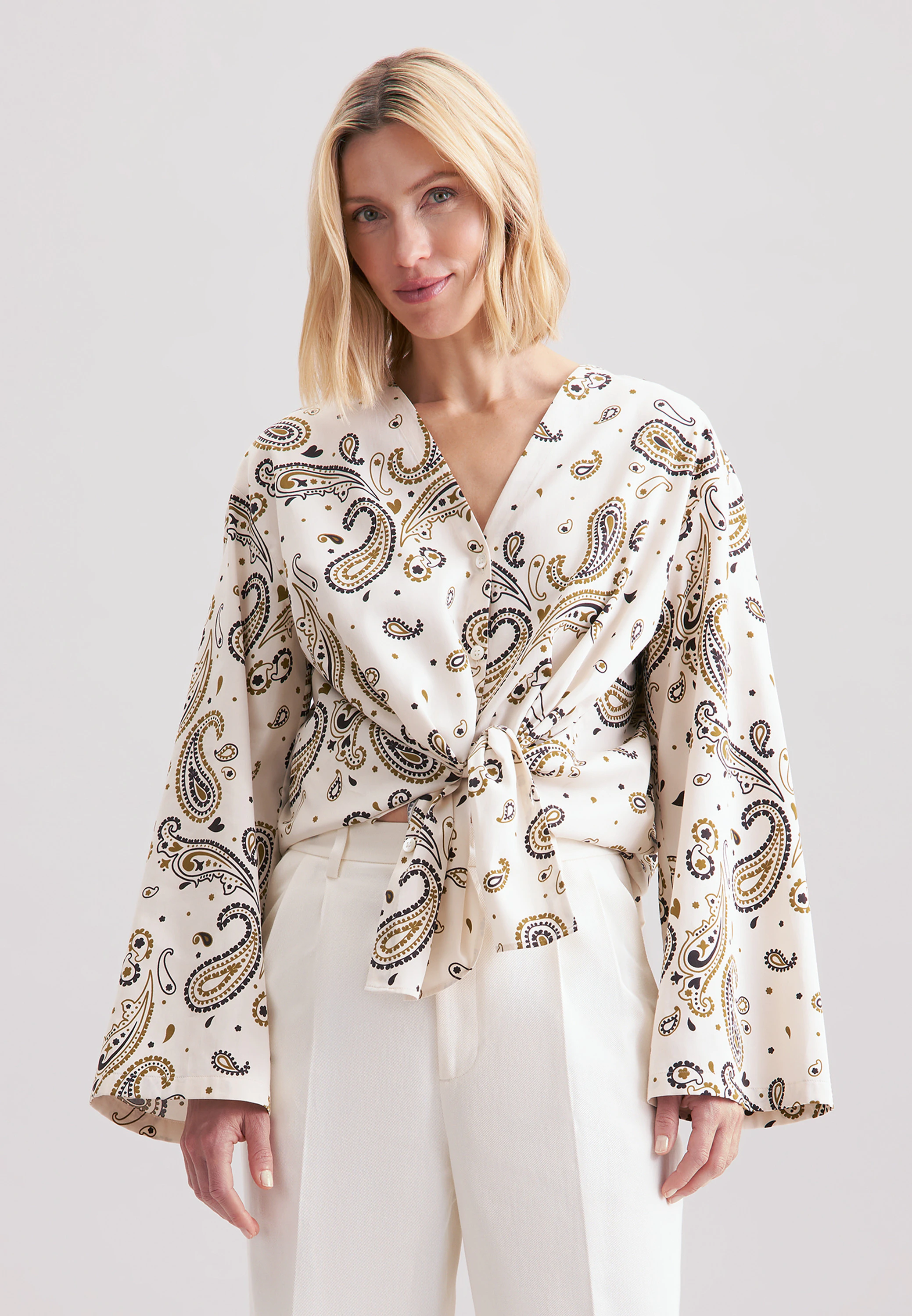 Tunika Paisley Ecru