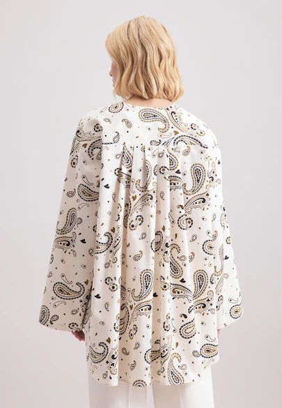 Tunika Paisley in Ecru |  Seidensticker Onlineshop