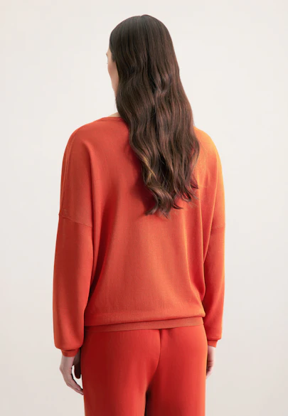 Regular Pullover in Orange |  Seidensticker Onlineshop