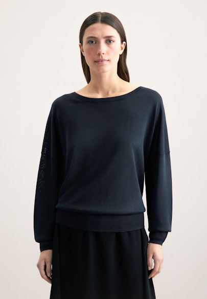 Regular Pullover in Schwarz |  Seidensticker Onlineshop