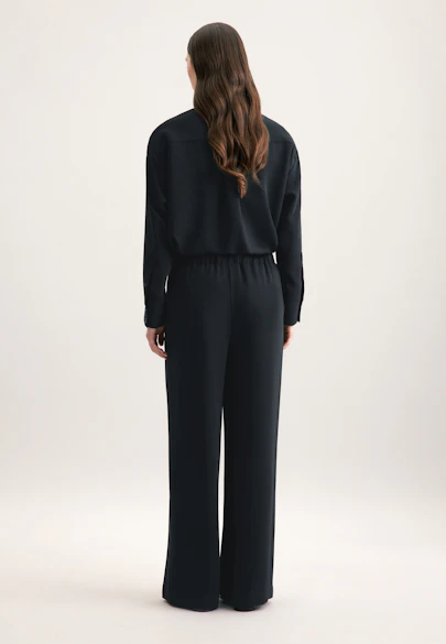 Regular Pantalons Uni in Noir |  Seidensticker Onlineshop