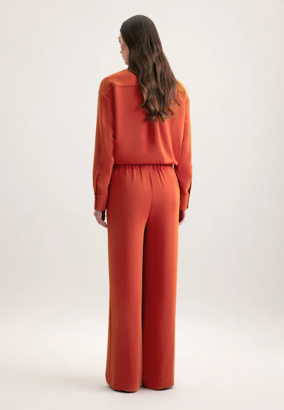 Regular Pantalons Uni in Orange |  Seidensticker Onlineshop