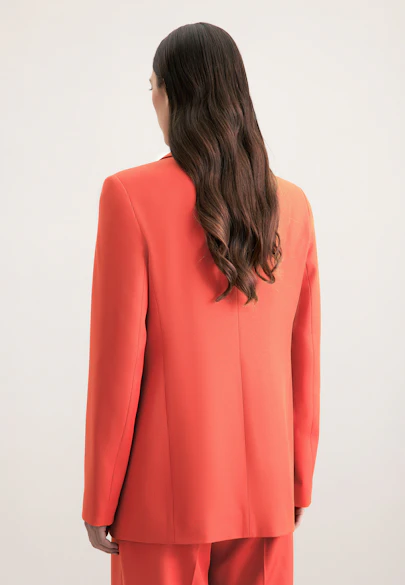 Regular Blazer Uni in Orange |  Seidensticker Onlineshop