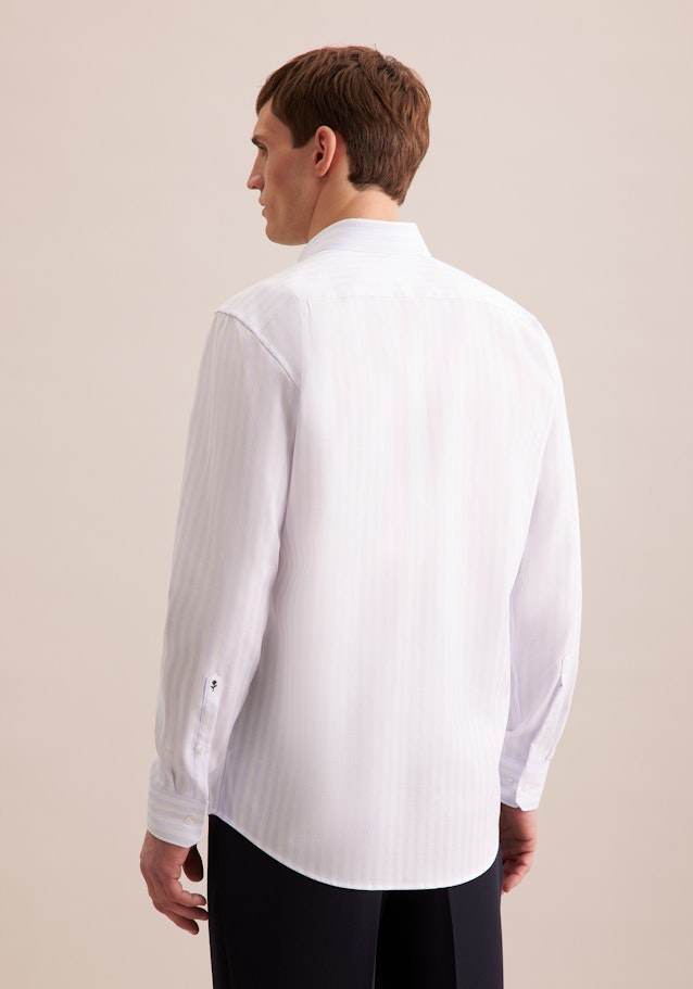 Regular Chemise d'affaires rayures in Bleu Clair | Seidensticker Onlineshop