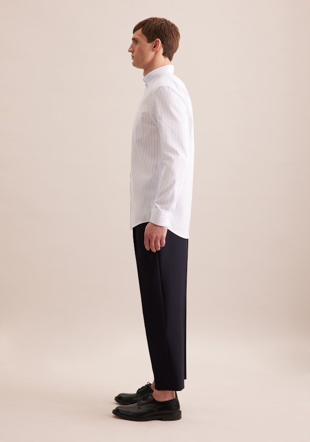 Regular Chemise d'affaires rayures in Bleu Clair | Seidensticker Onlineshop
