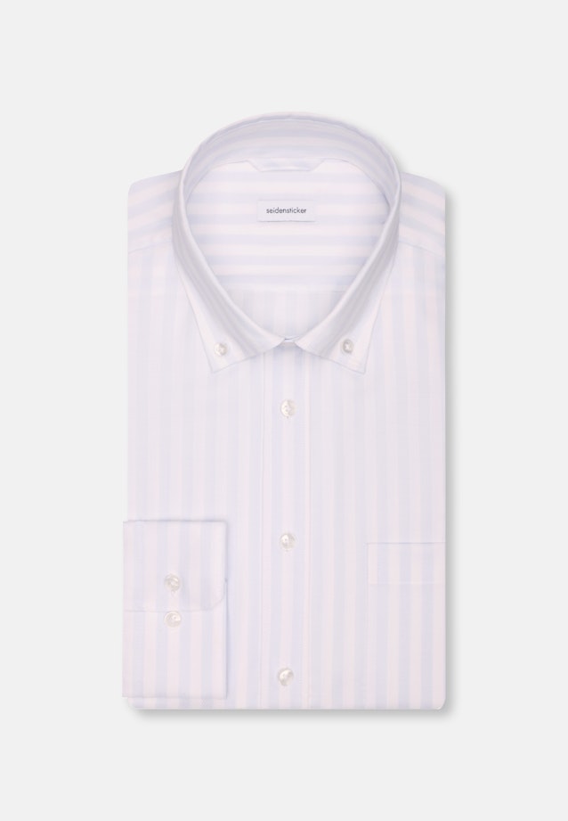 Regular Business Hemd Streifen in Hellblau |  Seidensticker Onlineshop