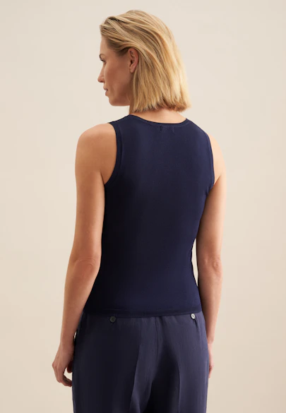 Regular Pullover in Dunkelblau |  Seidensticker Onlineshop