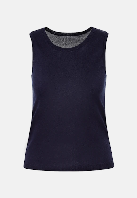 Regular Pullover in Bleu Foncé |  Seidensticker Onlineshop