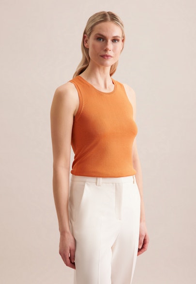 Regular Pullover in Orange |  Seidensticker Onlineshop