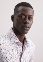 Regular Business Hemd Druck in Beige |  Seidensticker Onlineshop