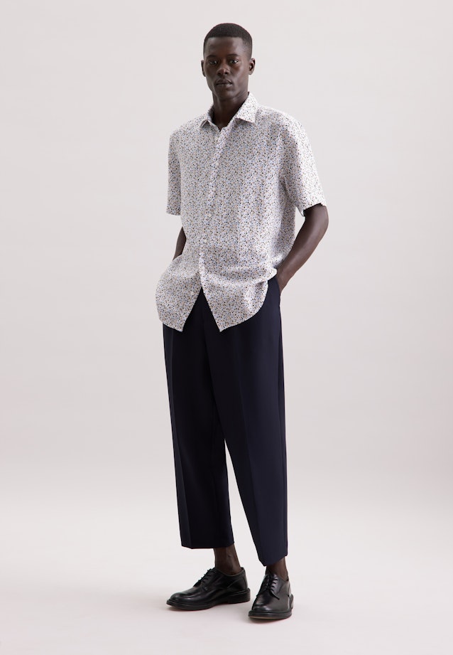 Regular Business Hemd Druck in Beige |  Seidensticker Onlineshop