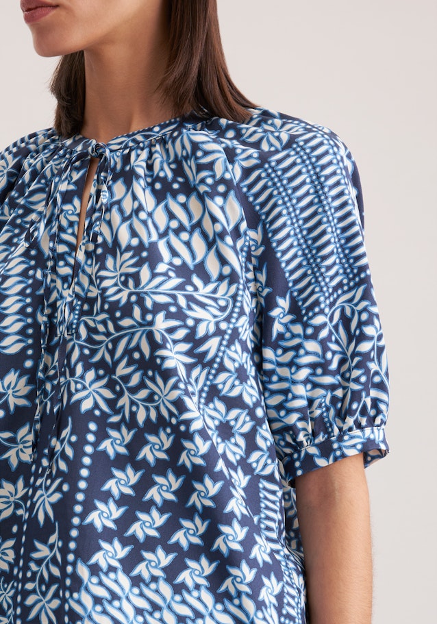 Tunika Druck in Mittelblau | Seidensticker Onlineshop