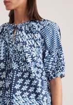 Tunika Druck in Mittelblau |  Seidensticker Onlineshop