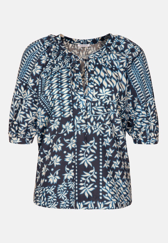 Tunika Druck in Mittelblau |  Seidensticker Onlineshop