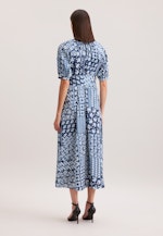 Kleid Druck in Mittelblau |  Seidensticker Onlineshop
