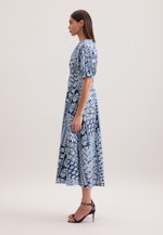 Kleid Druck in Mittelblau |  Seidensticker Onlineshop
