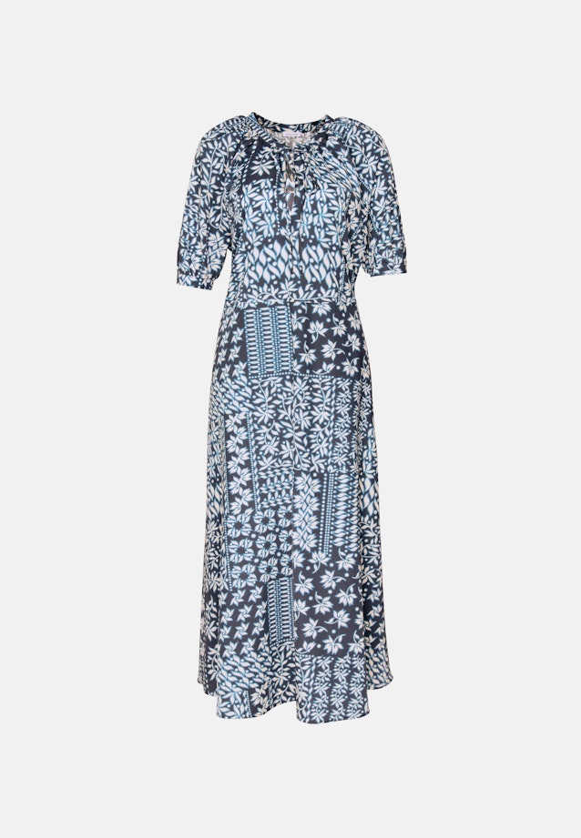 Kleid Druck in Mittelblau |  Seidensticker Onlineshop