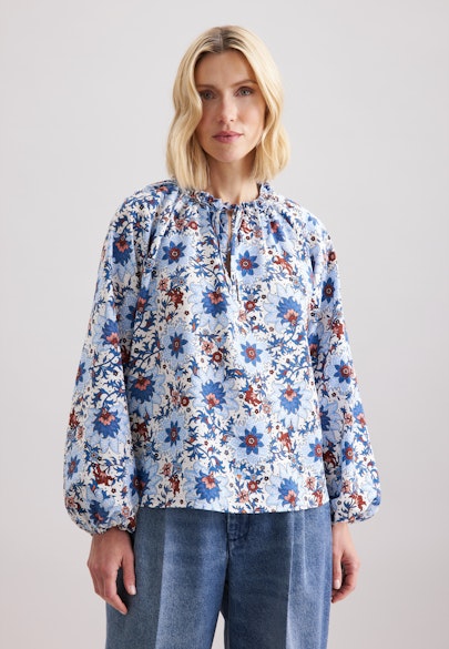 Tunika Druck in Ecru |  Seidensticker Onlineshop