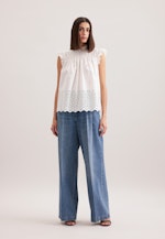 Shirtbluse Borduursel in Ecru |  Seidensticker Onlineshop