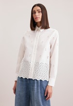 Hemdbluse Stickerei in Ecru |  Seidensticker Onlineshop