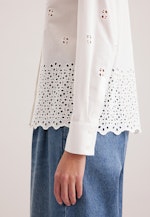 Hemdbluse Stickerei in Ecru |  Seidensticker Onlineshop