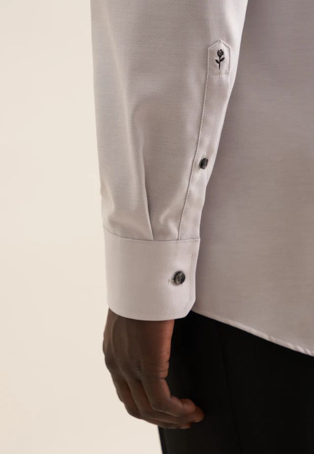 Comfort Business Hemd Uni in Grau |  Seidensticker Onlineshop