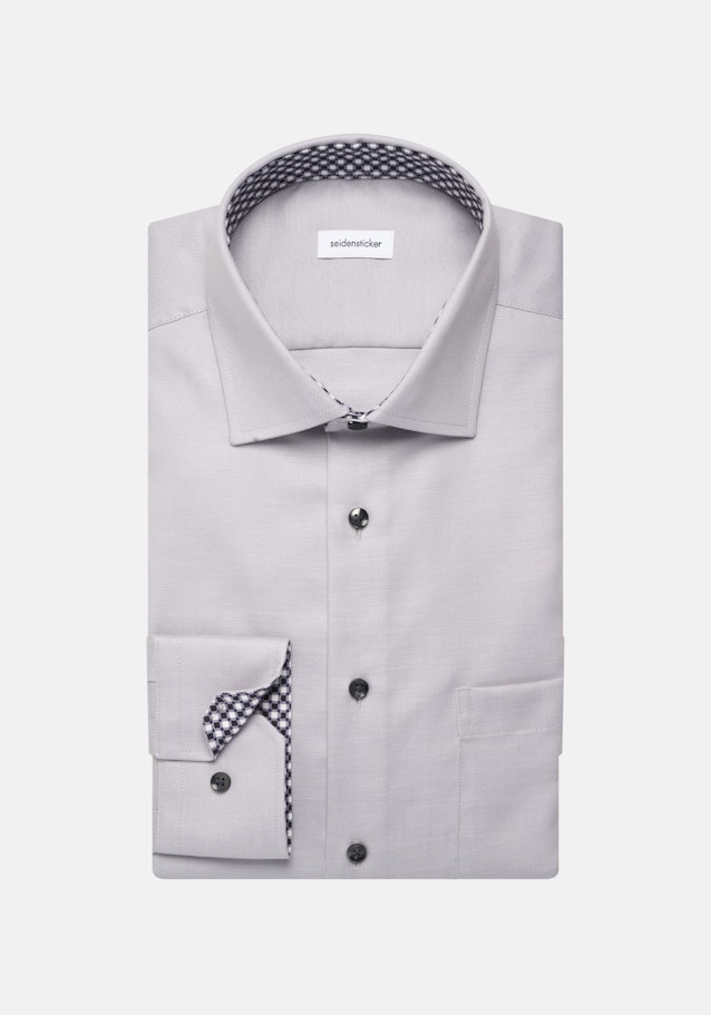 Comfort Business Hemd Uni in Grau | Seidensticker Onlineshop
