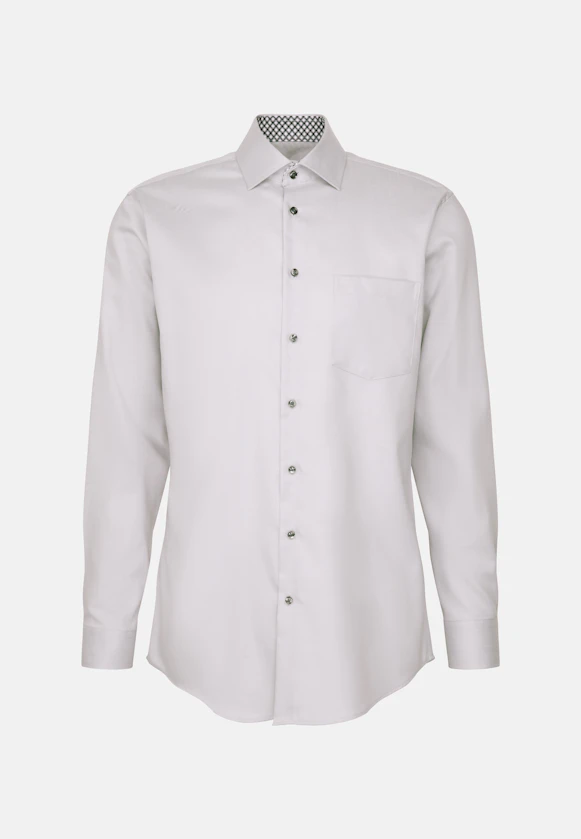 Comfort Business Hemd Uni in Grau |  Seidensticker Onlineshop