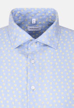 Slim Business Hemd Druck in Hellblau |  Seidensticker Onlineshop