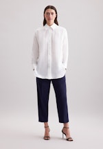 Oversized Bluse aus Musselin in Weiß |  Seidensticker Onlineshop