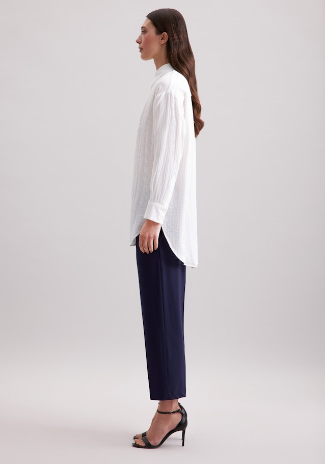 Oversized Bluse aus Musselin in Weiß | Seidensticker Onlineshop