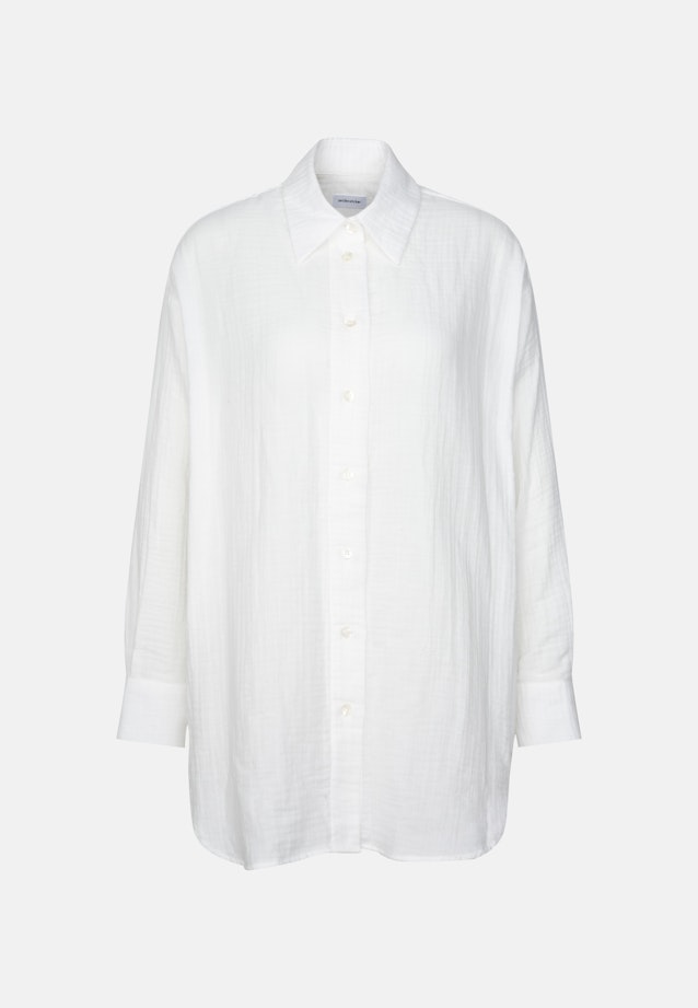 Oversized Bluse aus Musselin in Weiß |  Seidensticker Onlineshop