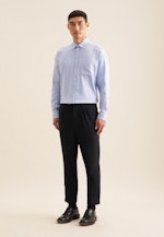 Regular Business shirt Check in Light Blue |  Seidensticker Onlineshop