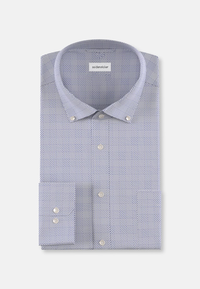 Regular Business shirt Check in Light Blue |  Seidensticker Onlineshop