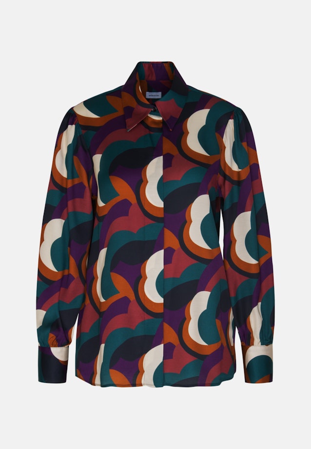 Shirtbluse Druck in Schwarz |  Seidensticker Onlineshop