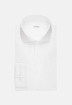 Shaped Flannel shirt Structure in White |  Seidensticker Onlineshop