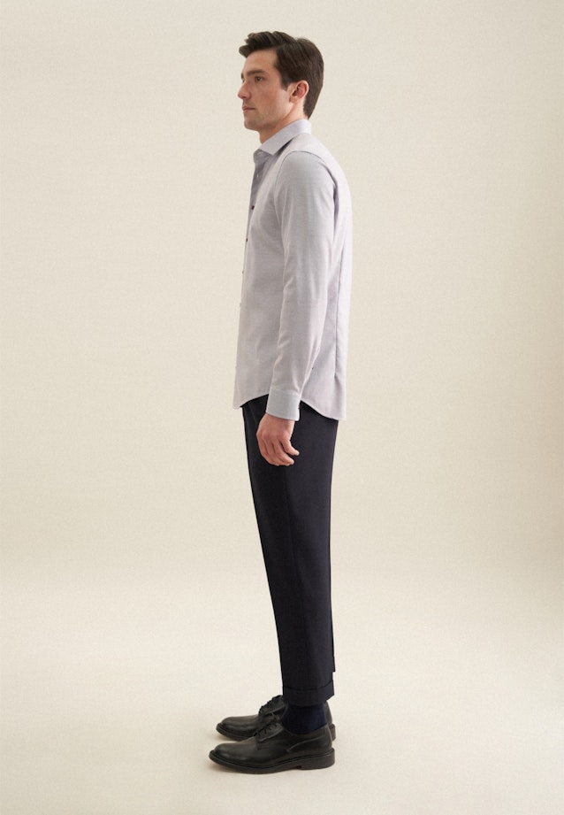 Slim Business Hemd Kleinmuster in Braun |  Seidensticker Onlineshop