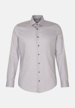 Slim Business Hemd Kleinmuster in Braun |  Seidensticker Onlineshop