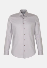 Slim Business Hemd Kleinmuster in Braun |  Seidensticker Onlineshop