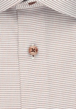 Shaped Business Hemd Kleinmuster in Braun |  Seidensticker Onlineshop