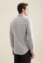 Shaped Business Hemd Kleinmuster in Braun |  Seidensticker Onlineshop