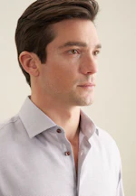 Shaped Business shirt Small pattern in Brown |  Seidensticker Onlineshop