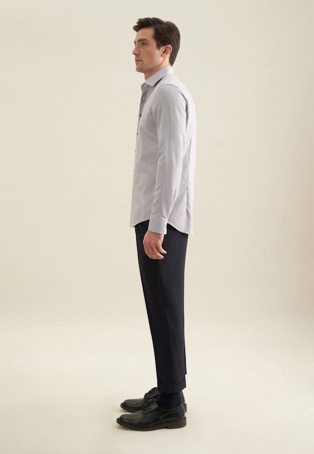 Shaped Business shirt Small pattern in Brown |  Seidensticker Onlineshop
